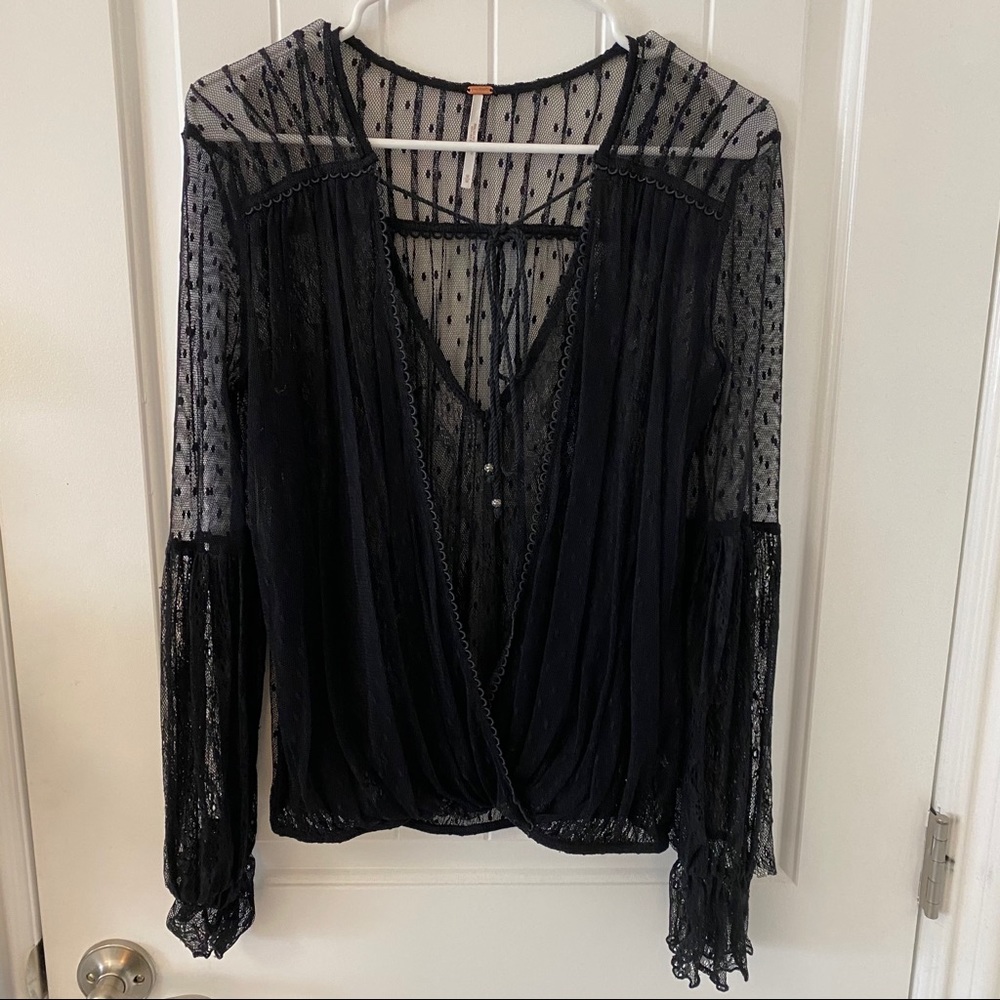 Free People Lace Blouse